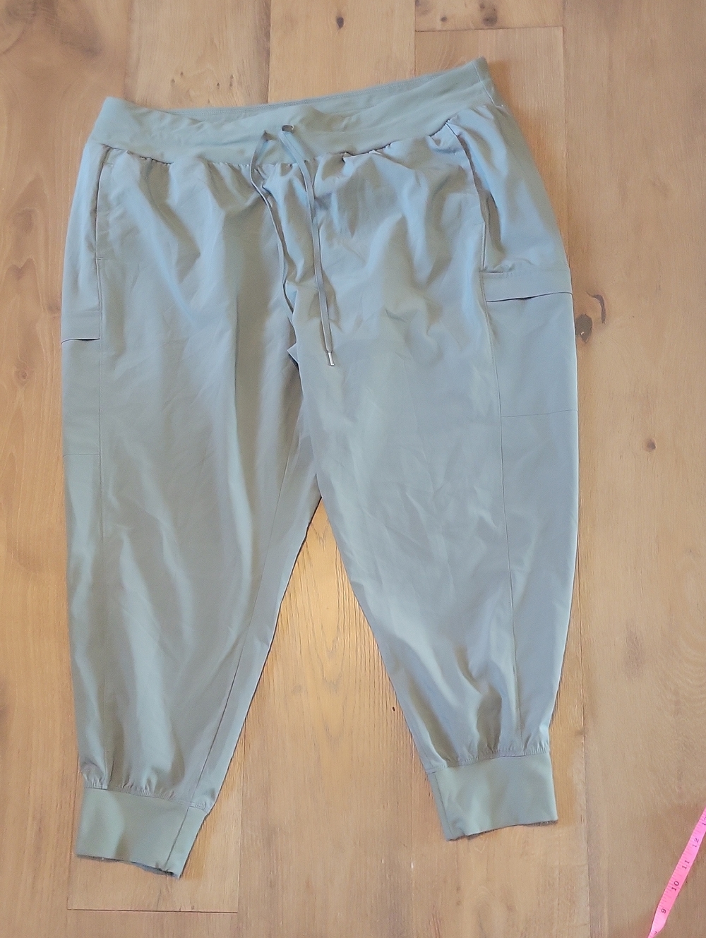 Calia Womens Olive Stretch Drawstring Joggers Size 2x